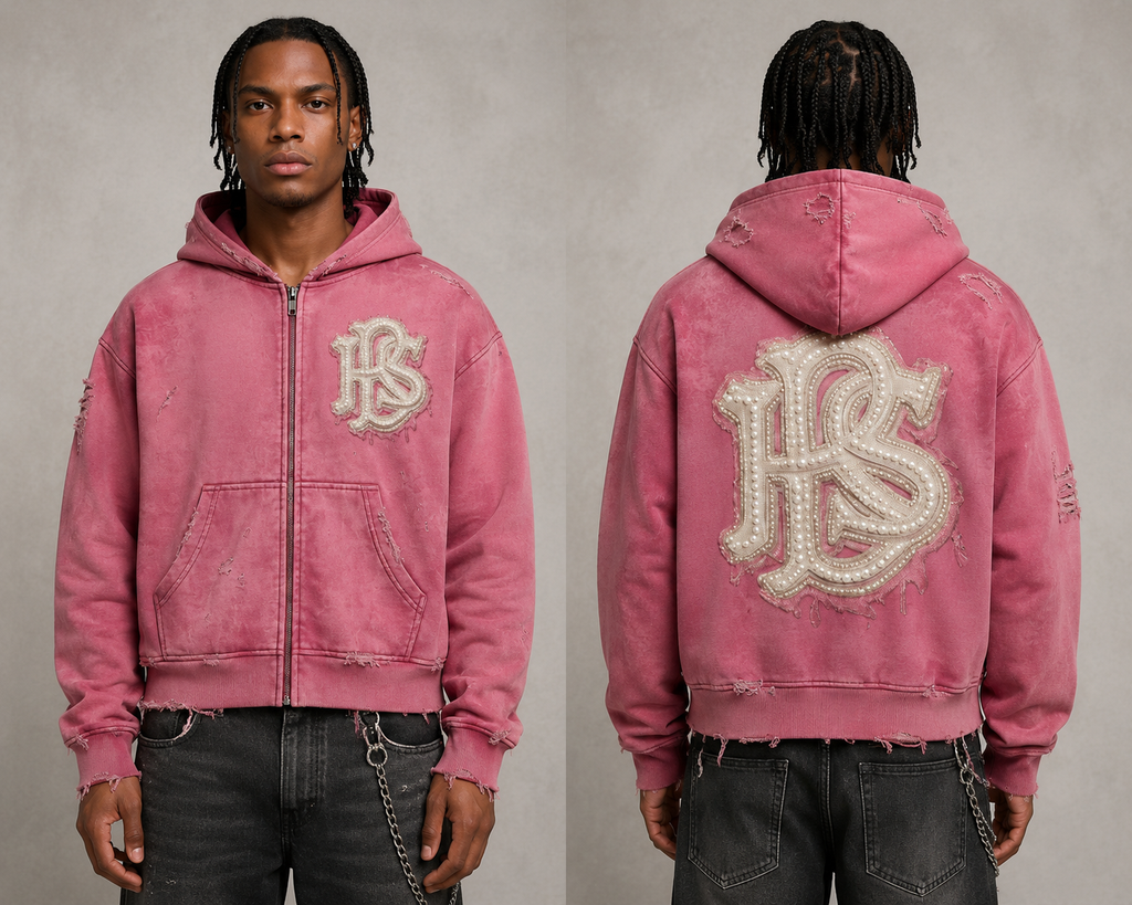Rose Wash Hoodie