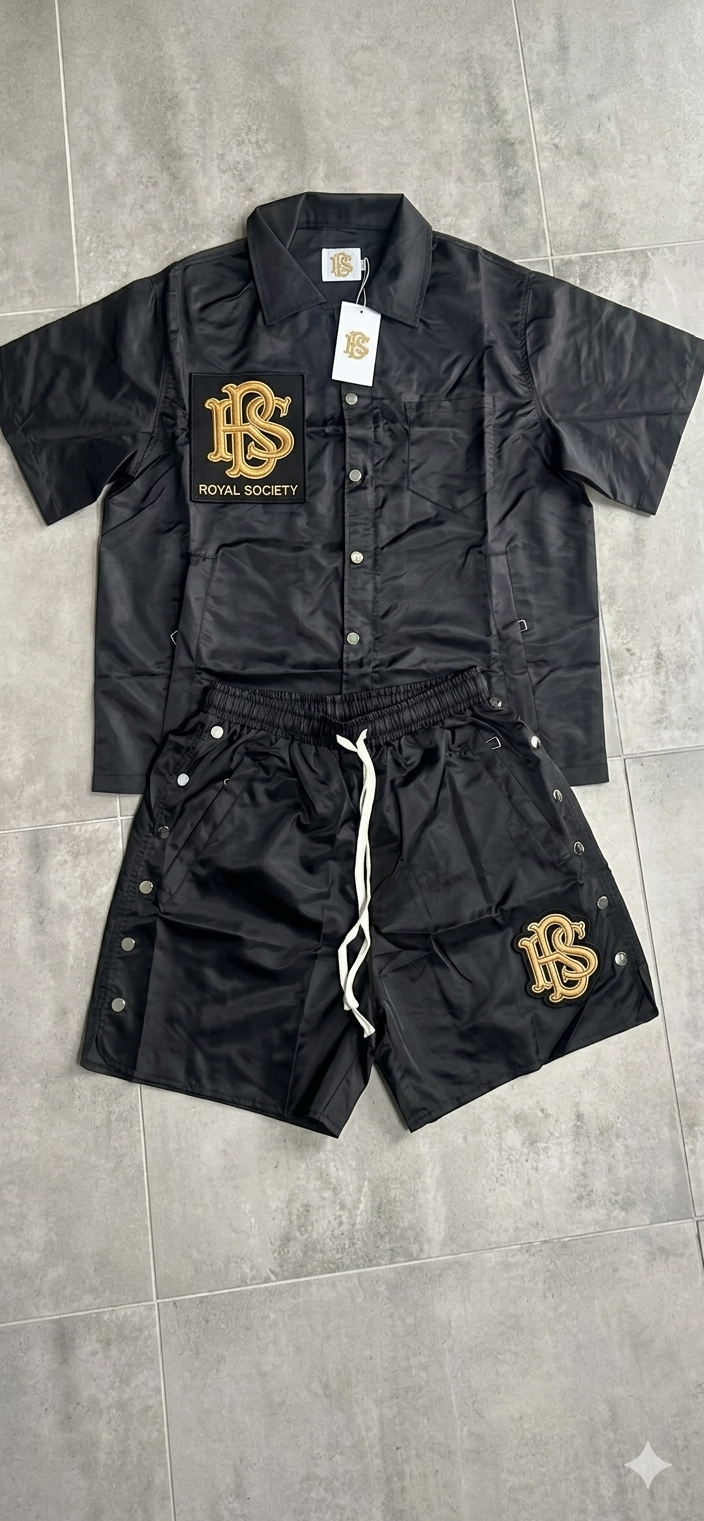 Black Royal short set