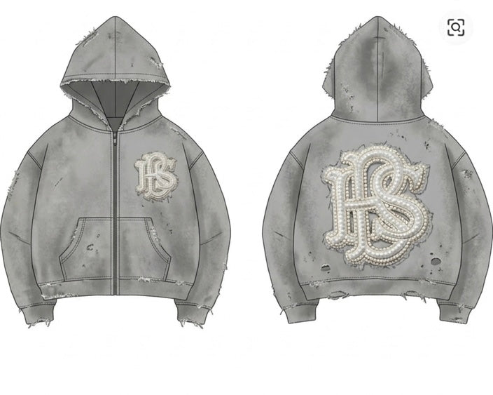 Ash wash Hoodie