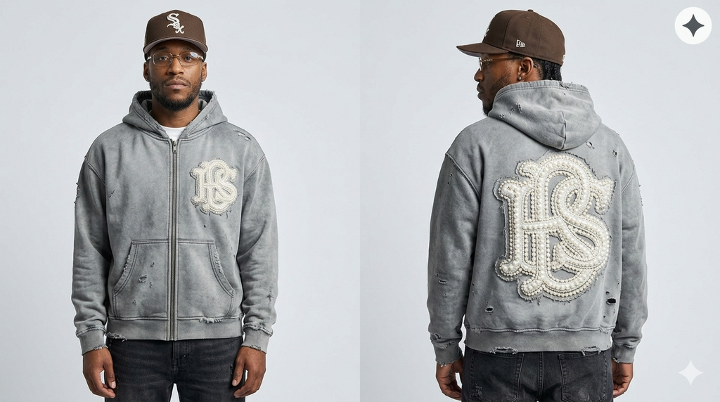 Ash wash Hoodie